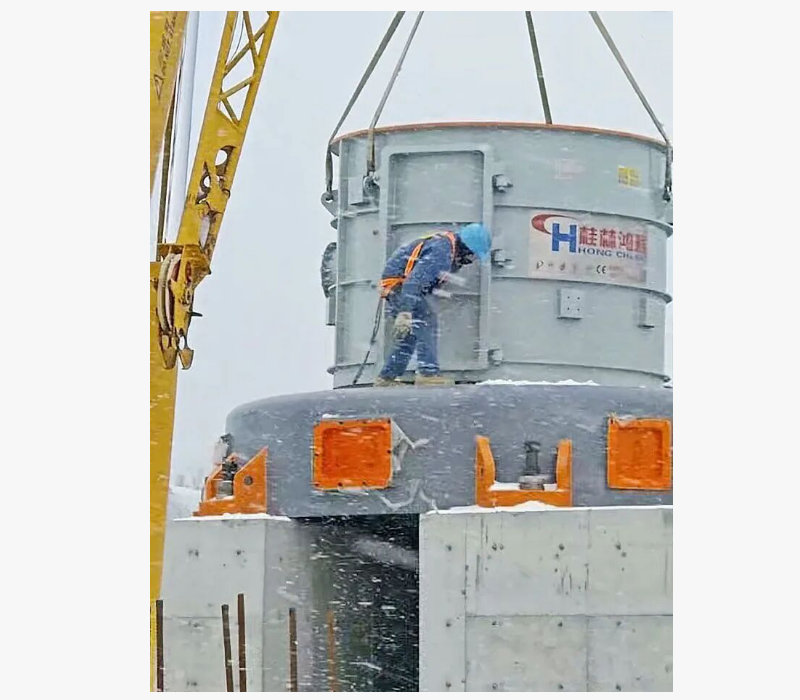 風雪無阻，使命必達！HC大型擺式磨安裝現場的鴻程拼搏